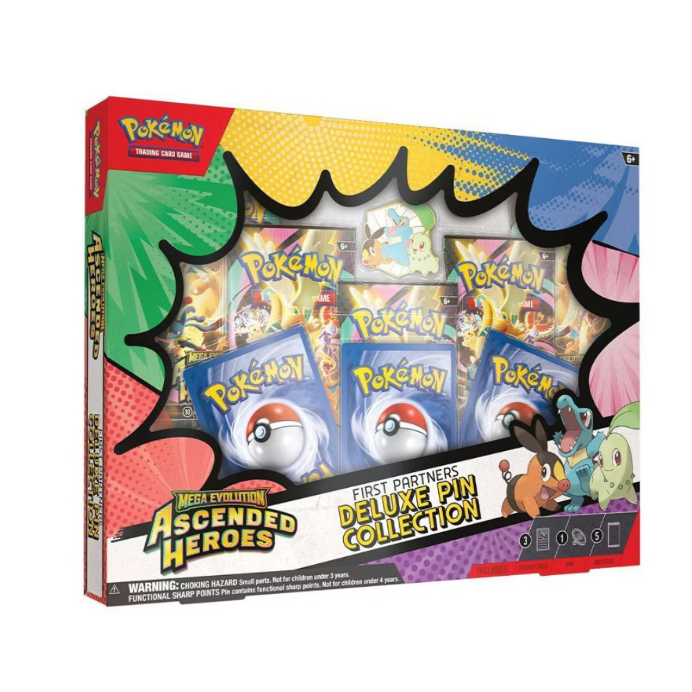 Pokémon Ascended Heroes First Partners Deluxe Pin Collection Box