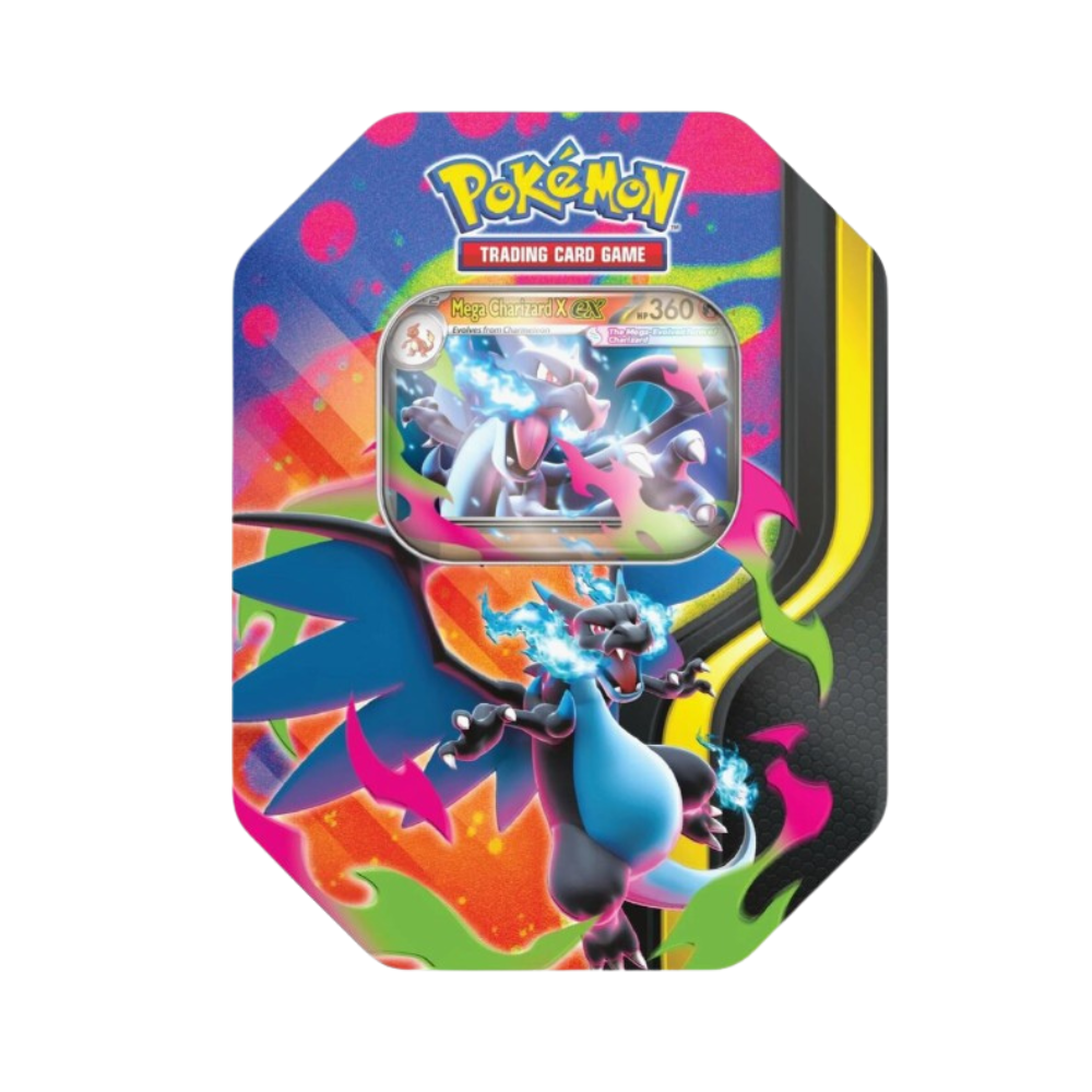 Pokémon Charizard X ex Tin (4-Packs)