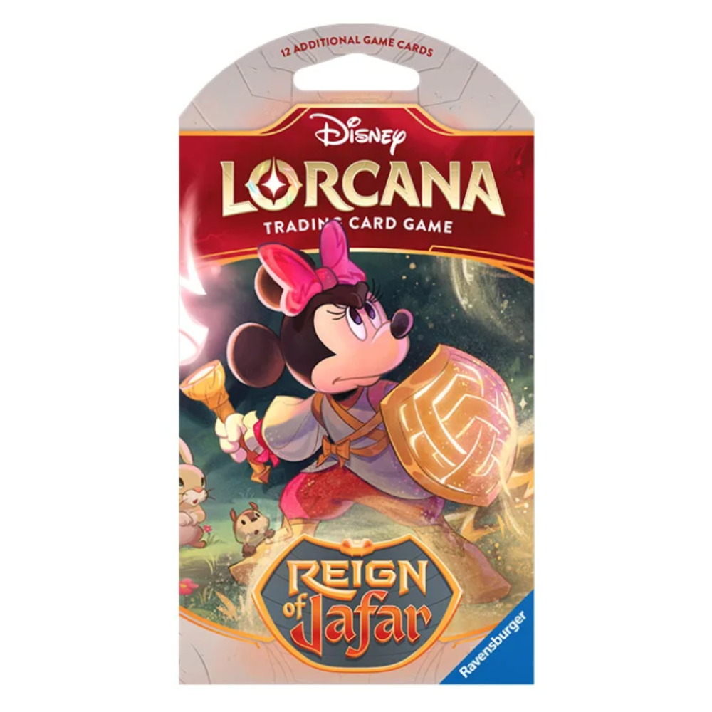 reign of jafar lorcana booster box Amazon.com: Ravensburger Disney Lorcana TCG: Reign of Jafar Booster Pack  Display | 24 Packs with 12 Trading Cards Each | Ideal for Collectors &  Disney Fans main image 1