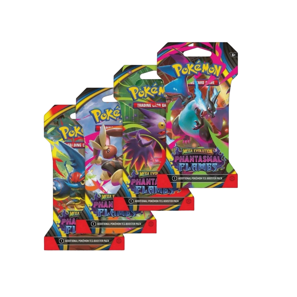 Pokémon Phantasmal Flames 4-Pack Sleeved Art Set
