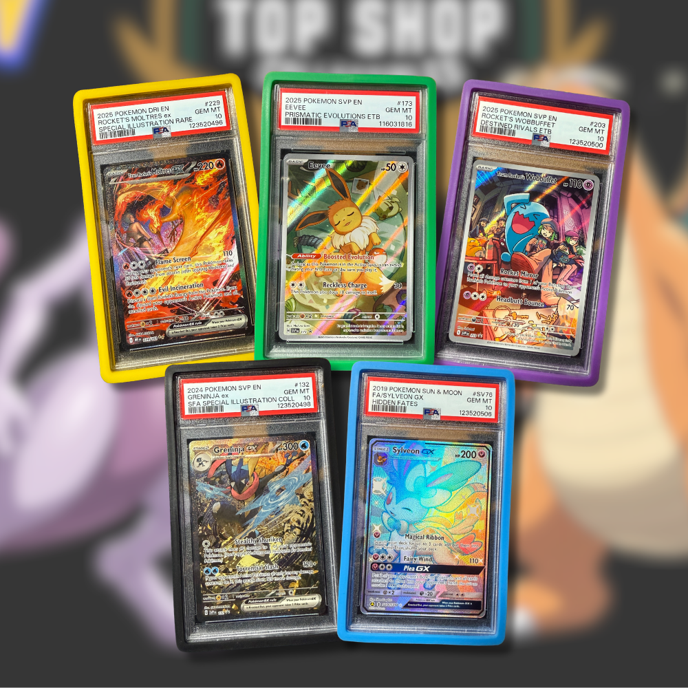 graded card gaurd Premium Graded Card Slab guard Bumpers (PSA) – Top Shop Collectibles
