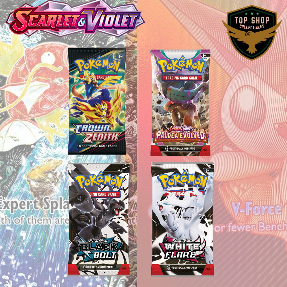 LEGENDS ARISE - Pokémon Scarlet & Violet 4-Booster Pack Bundle