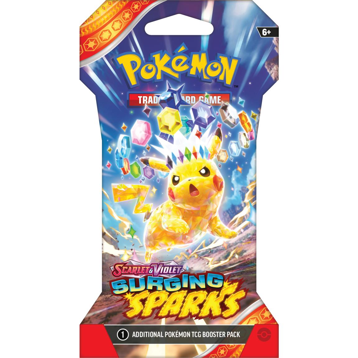 Pokmon Surging Sparks Sleeved Booster Pack Top Shop Collectibles Pokmon Surging Sparks Sleeved Booster Pack Top Shop Collectibles