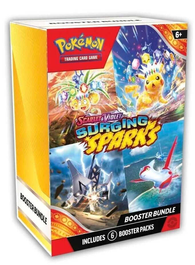 Pokémon Surging Sparks Booster Bundle (6 Packs)