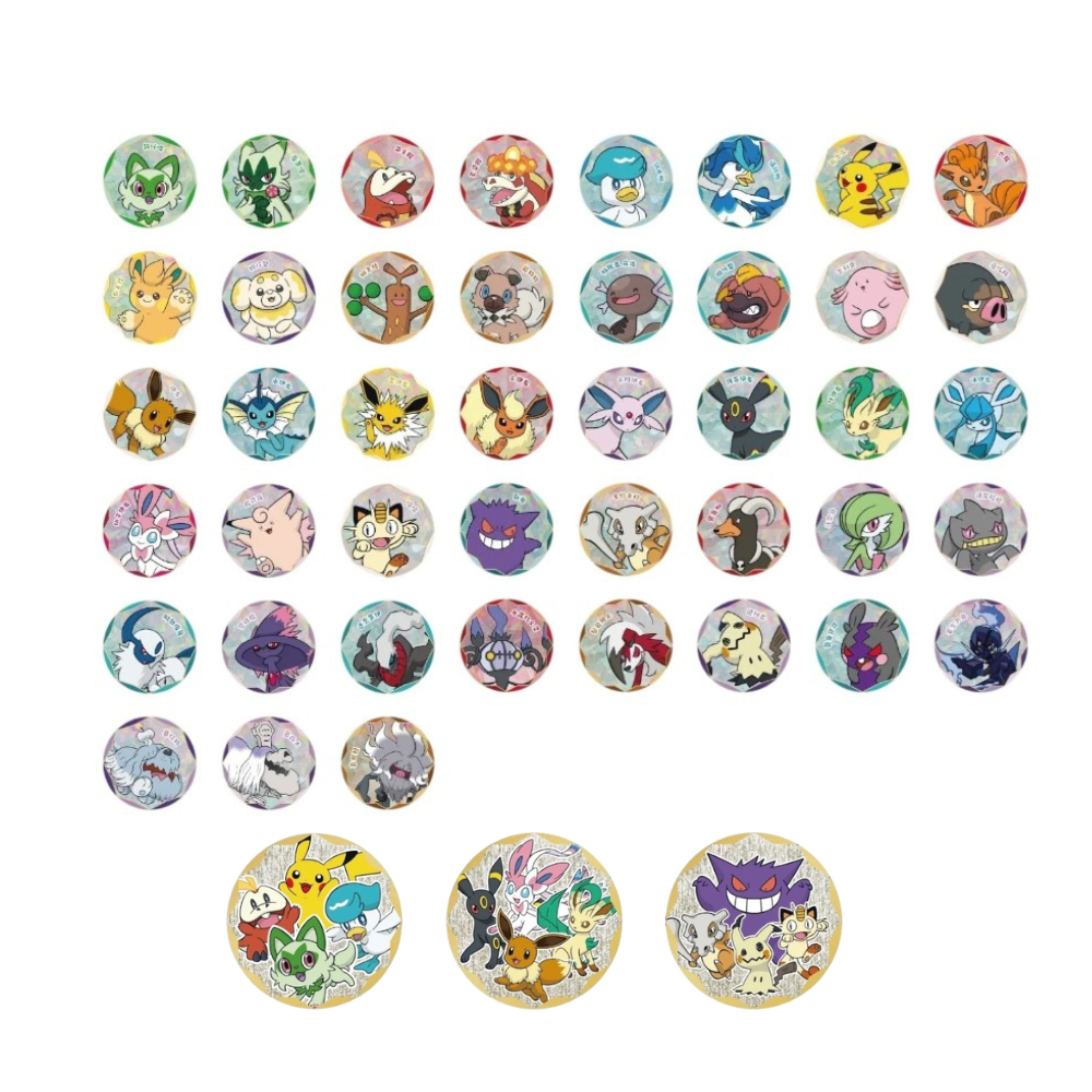 Pokémon Gem Pack Badge Set Exclusive