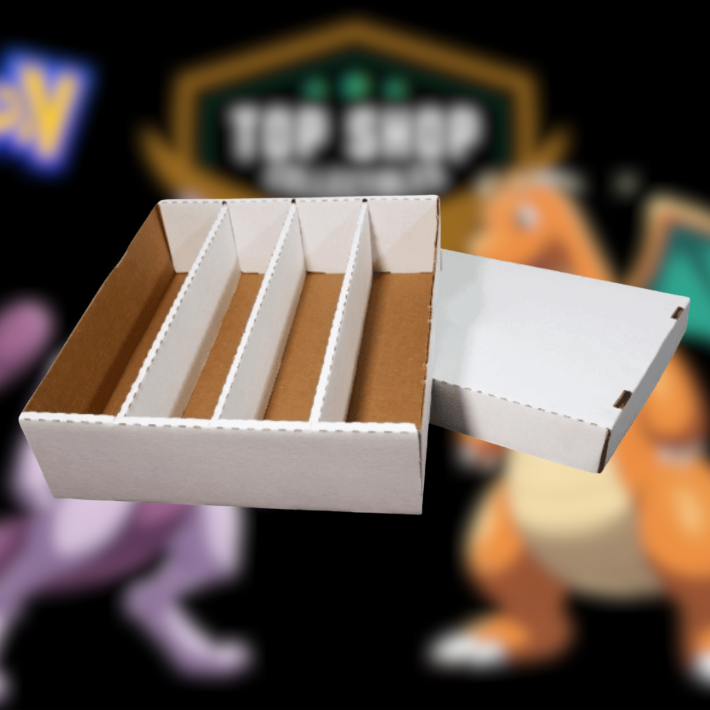 Cardboard Storage Box 3200 Count Trading Card With Lid