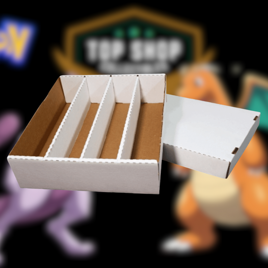 Cardboard Storage Box 3200 Count Trading Card With Lid