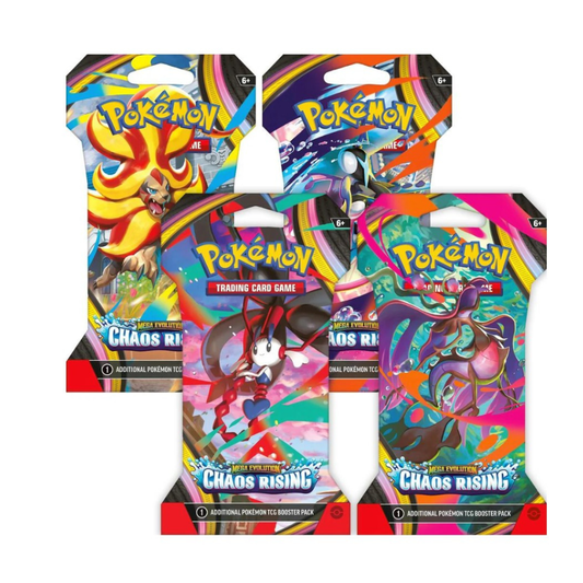 Pokémon Chaos Rising 4-Pack Sleeved Art Set