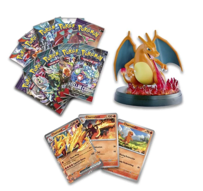 Pokémon Charizard Ex super Premium Collection Box (10 Booster Packs)