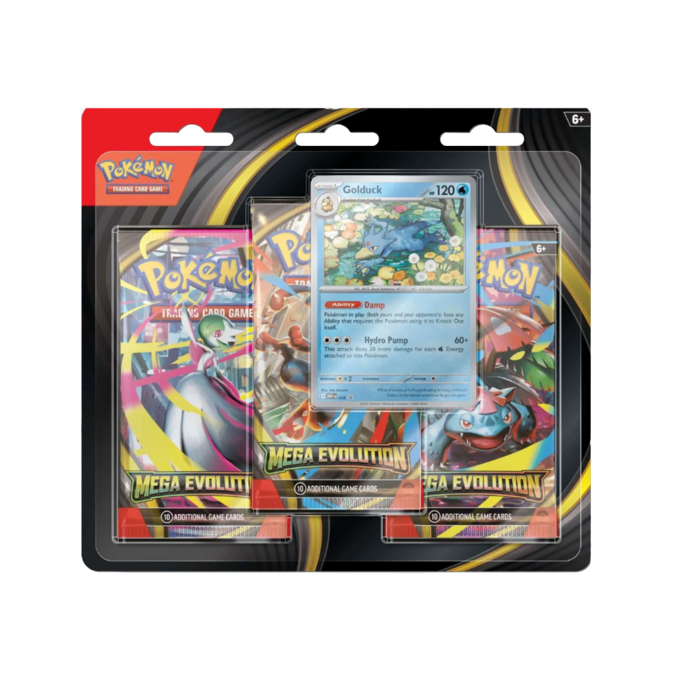 Pokémon Mega Evolution 3-Pack Blister Pack