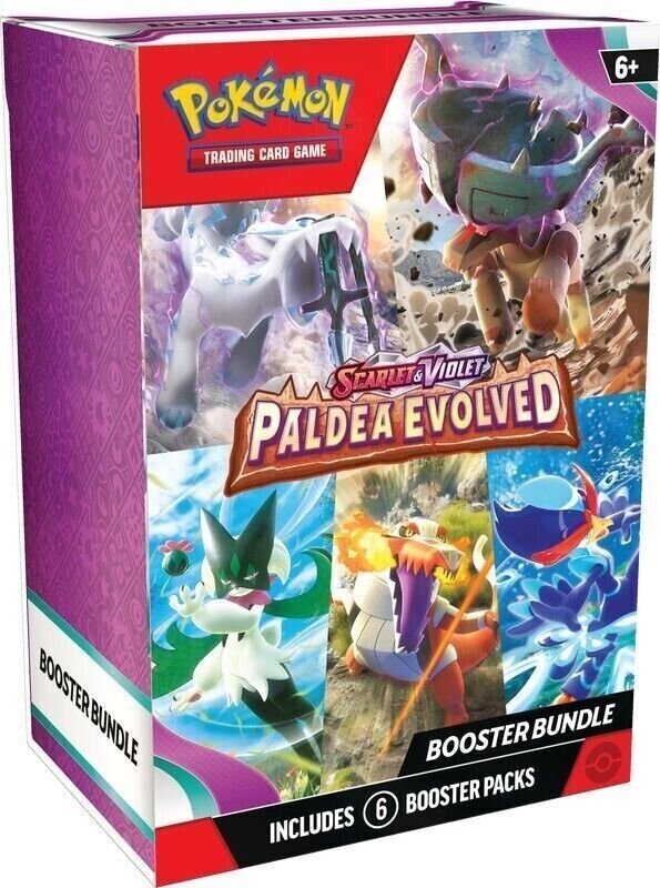 Pokémon Paldea Evolved Booster Bundle (6 Booster Packs)