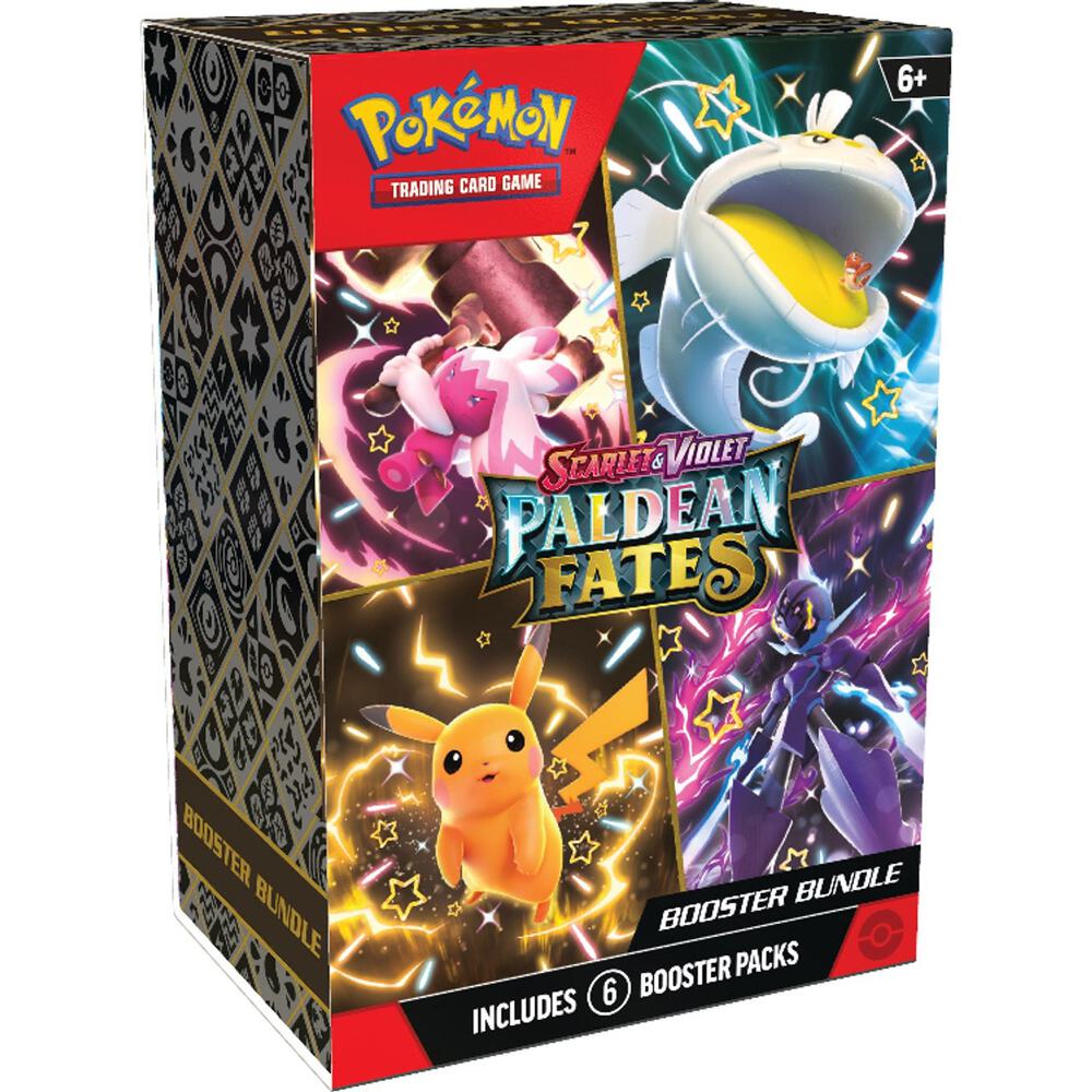 Pokemon Paldean Fates Booster Bundle (6 Packs)