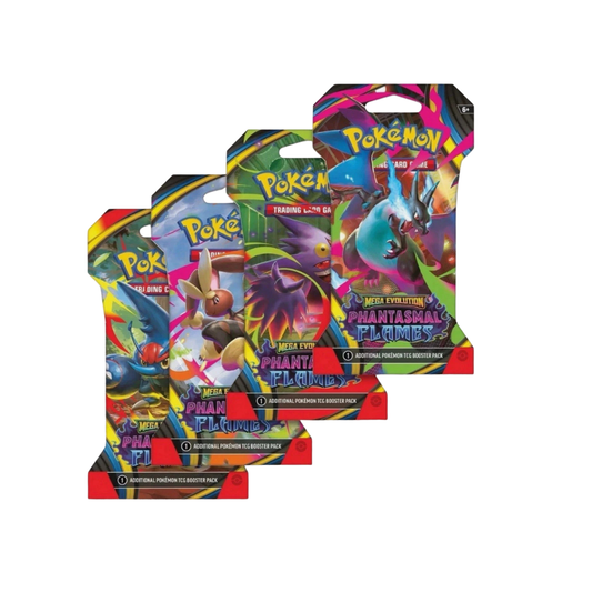 Pokémon Phantasmal Flames 4-Pack Sleeved Art Set