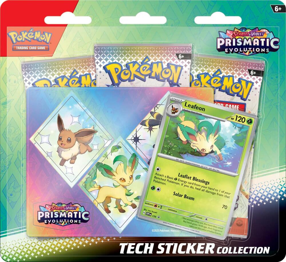 Pokémon Prismatic Tech Sticker Collection Box