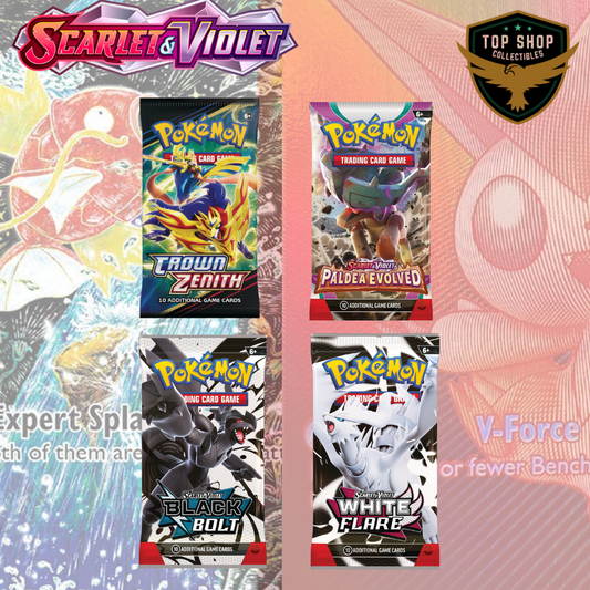 LEGENDS ARISE  -  Pokémon Scarlet & Violet 4-Booster Pack Bundle