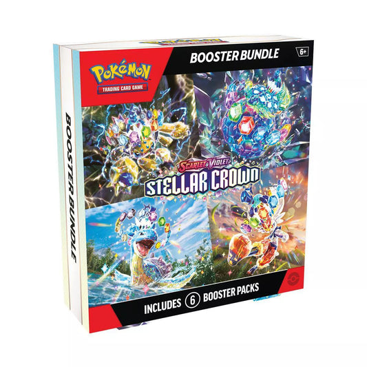 Pokémon Stellar Crown Booster Bundle (6 Packs)