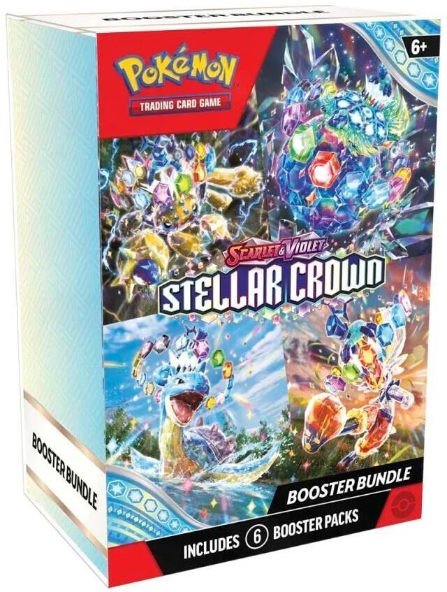 Pokémon Stellar Crown Booster Bundle (6 Packs)