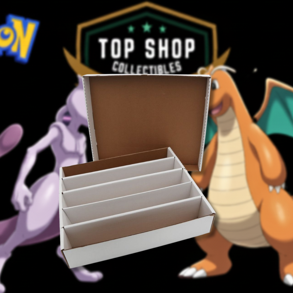 Cardboard Storage Box 5000 Count Trading Card With Lid